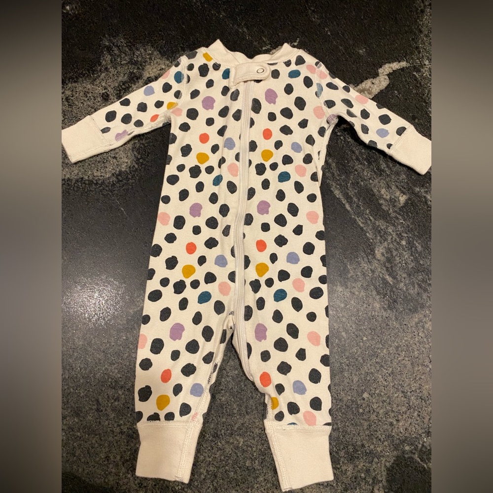 Hanna Andersson zipper pjs 0-3 mo